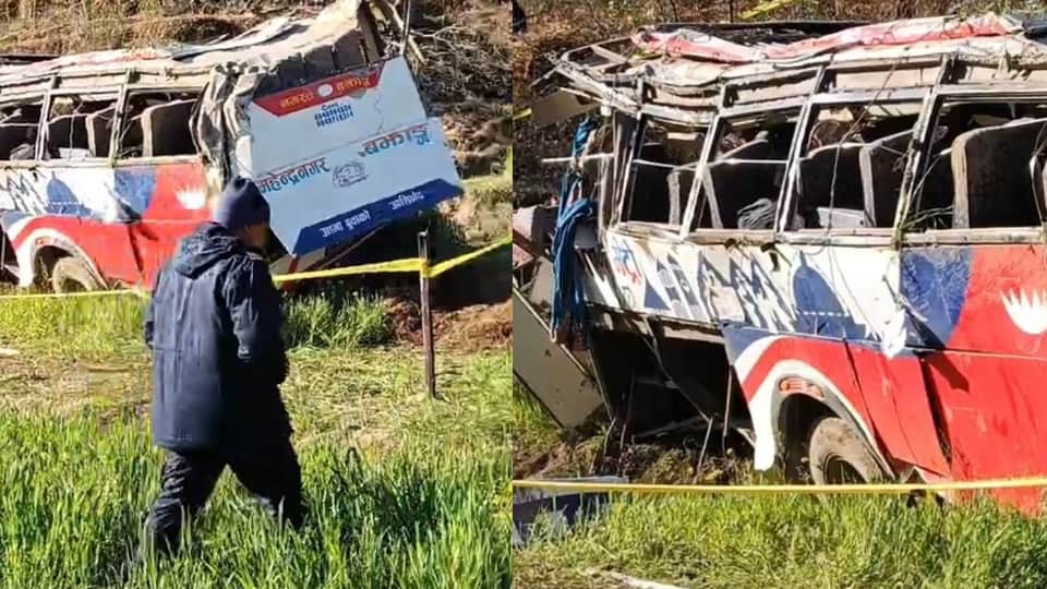 India Nepal Border Bus Accident 13 Baraati Died major cause of accident has been revealed Photos