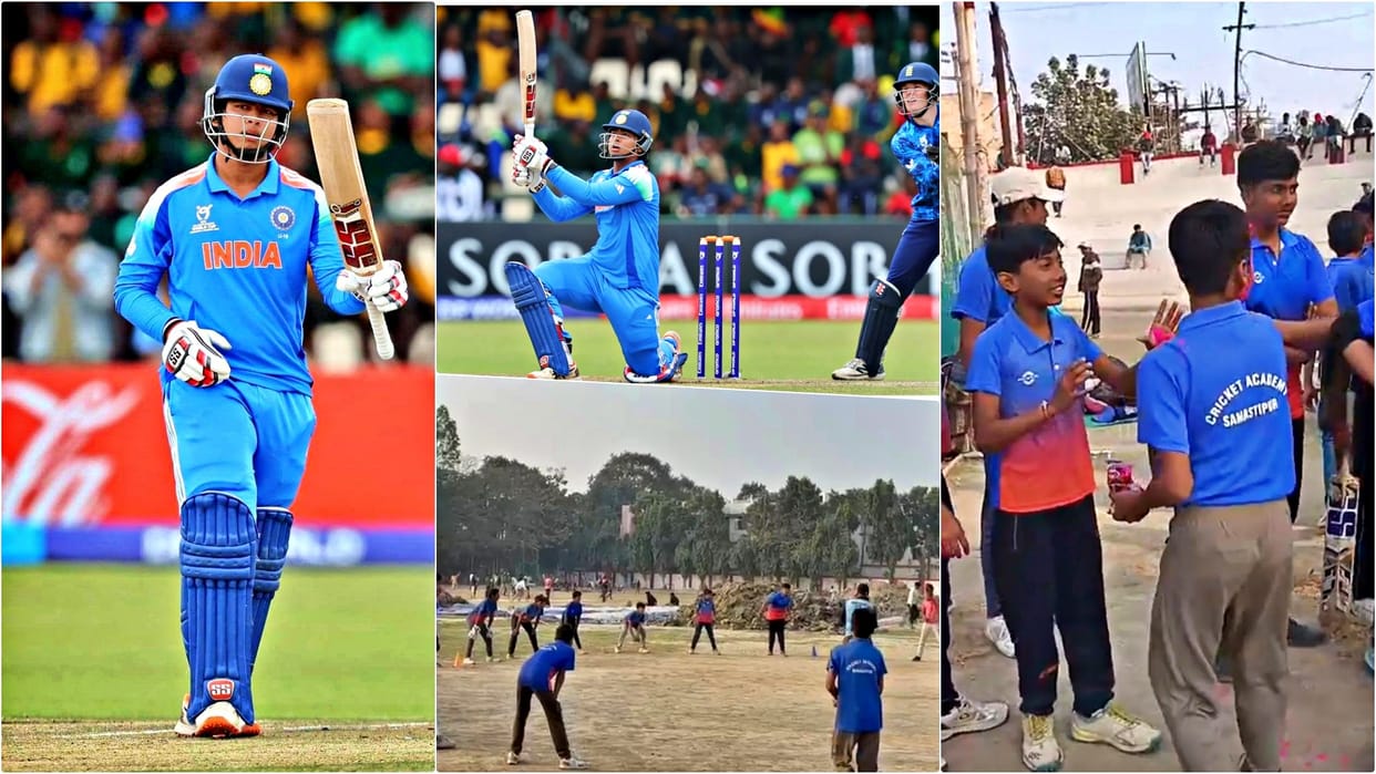 Celebration at Patel Ground with Vaibhav Suryavanshi's century, sports enthusiasts celebrated Holi-Diwali