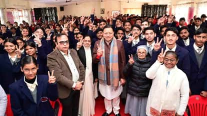 Pariksha Pe Charcha CM Dhami participated in the 9th edition of the Pariksha Pe Charcha program Dehradun News