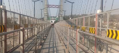 Rishikesh Cracks start appearing on Janki Setu bridge built at cost of 49 crore
