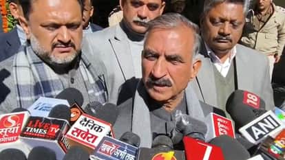 CM Sukhu retaliates against BJP regarding the RDG issue says Ask the PM for time we are ready to work together