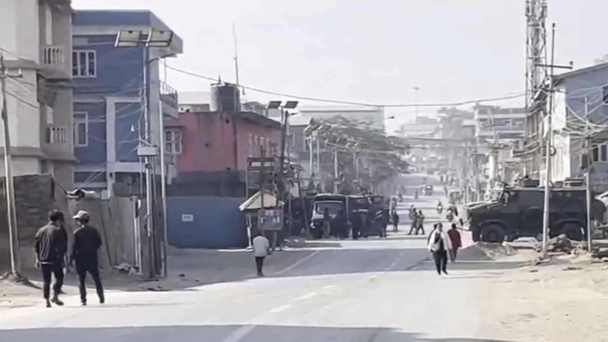 Manipur Violence churachandpur bandh protest clash with security forces over kuki zo mlas joining government