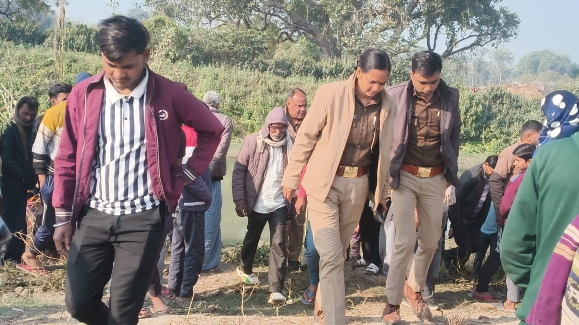 Woman murdered and her body thrown near canal