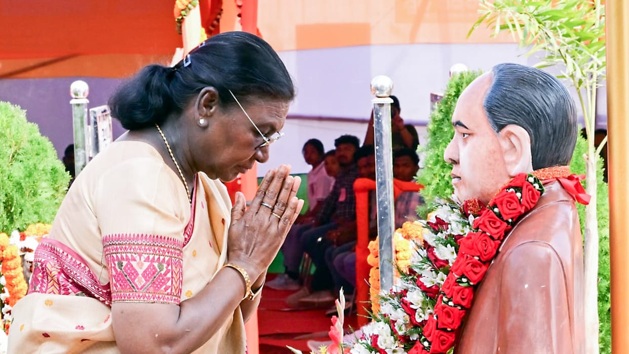 President Droupadi Murmu turned emotional late husband at her native village in Odisha s Mayurbhanj