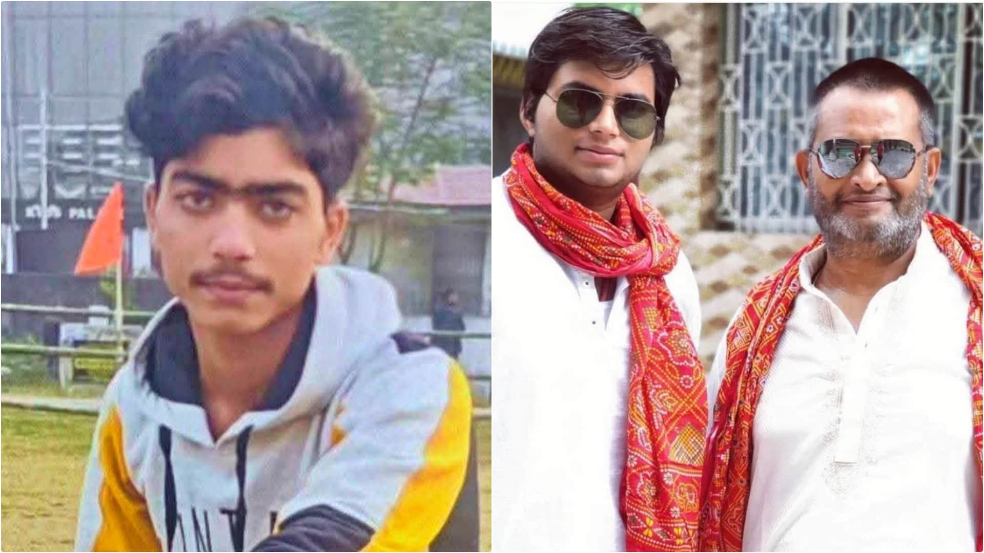 सूरज बिहारी हत्याकांड का आरोपी स्नेहिल झा तथा पिता जवाहर यादव के साथ सूरज (फाइल फोटो)