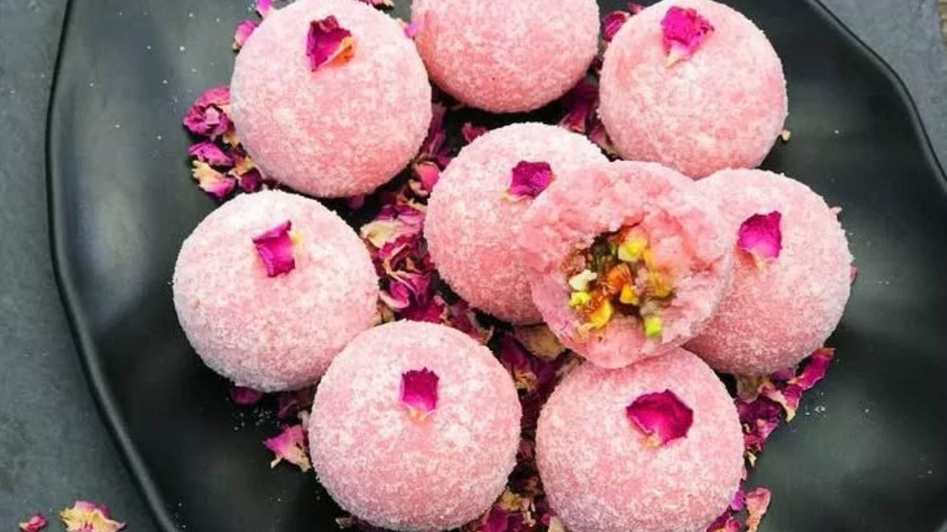 how to make rose coconut laddu for rose day 2026