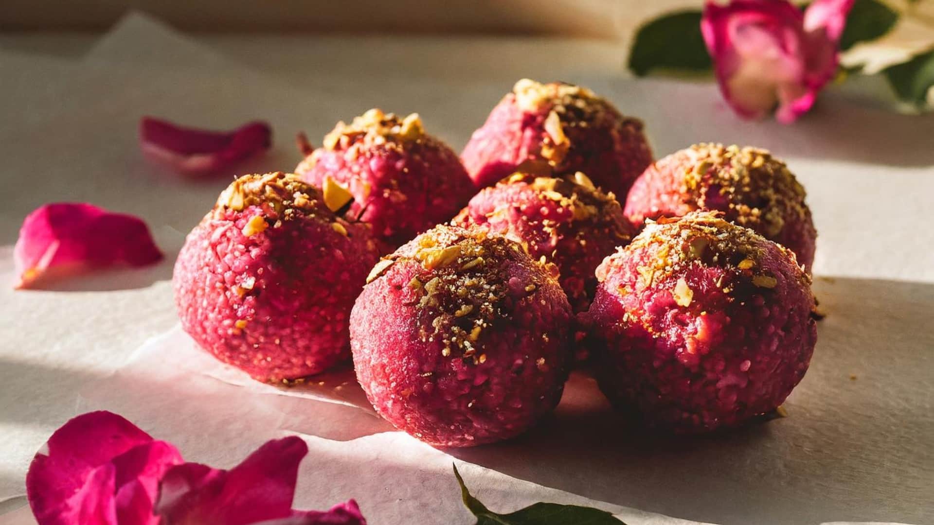 how to make rose coconut laddu for rose day 2026