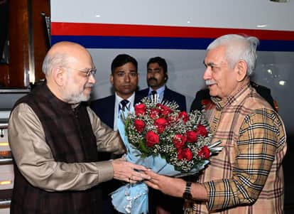 Home Minister Shah visits forward area along IB in Jammu kashmir Kathua