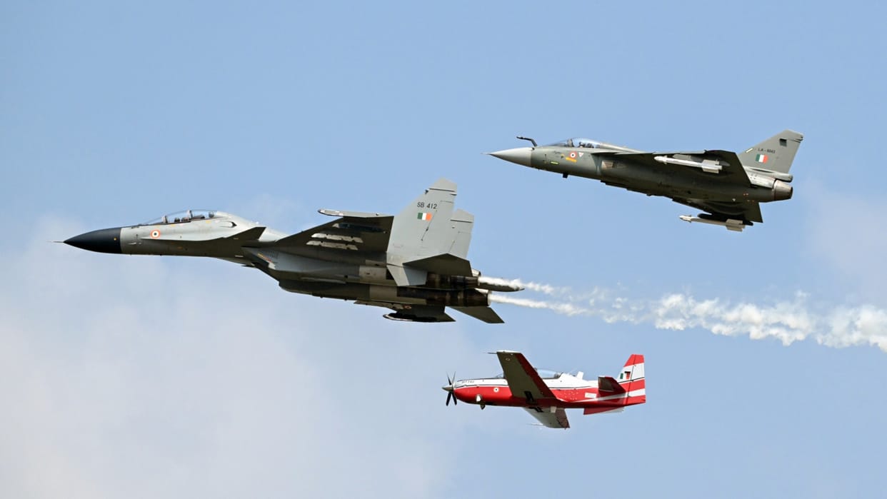 tejas mk1a five jets ready for induction hal says Indian Air Force Bikaner Airbase