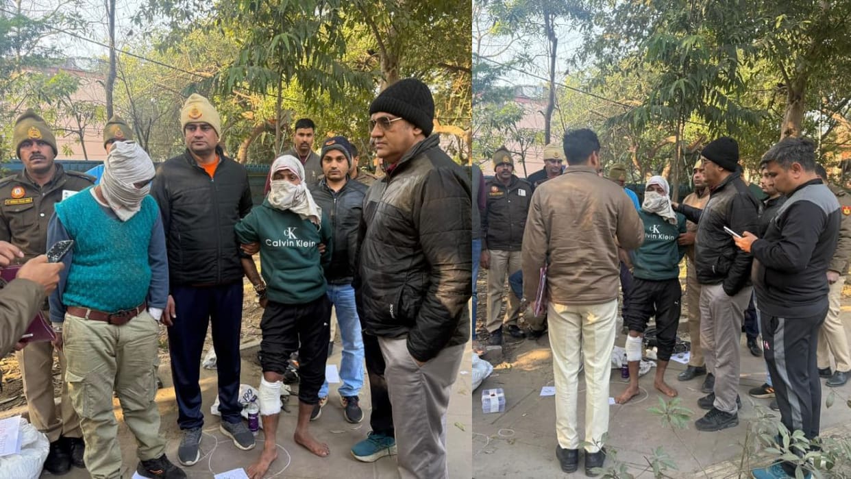 Police arrest two wanted robbers after encounter in RK Puram in Delhi