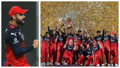 Virat Kohli reacts on RCB lifts Womens Premiere League 2026 Final Trophy against Delhi capitals