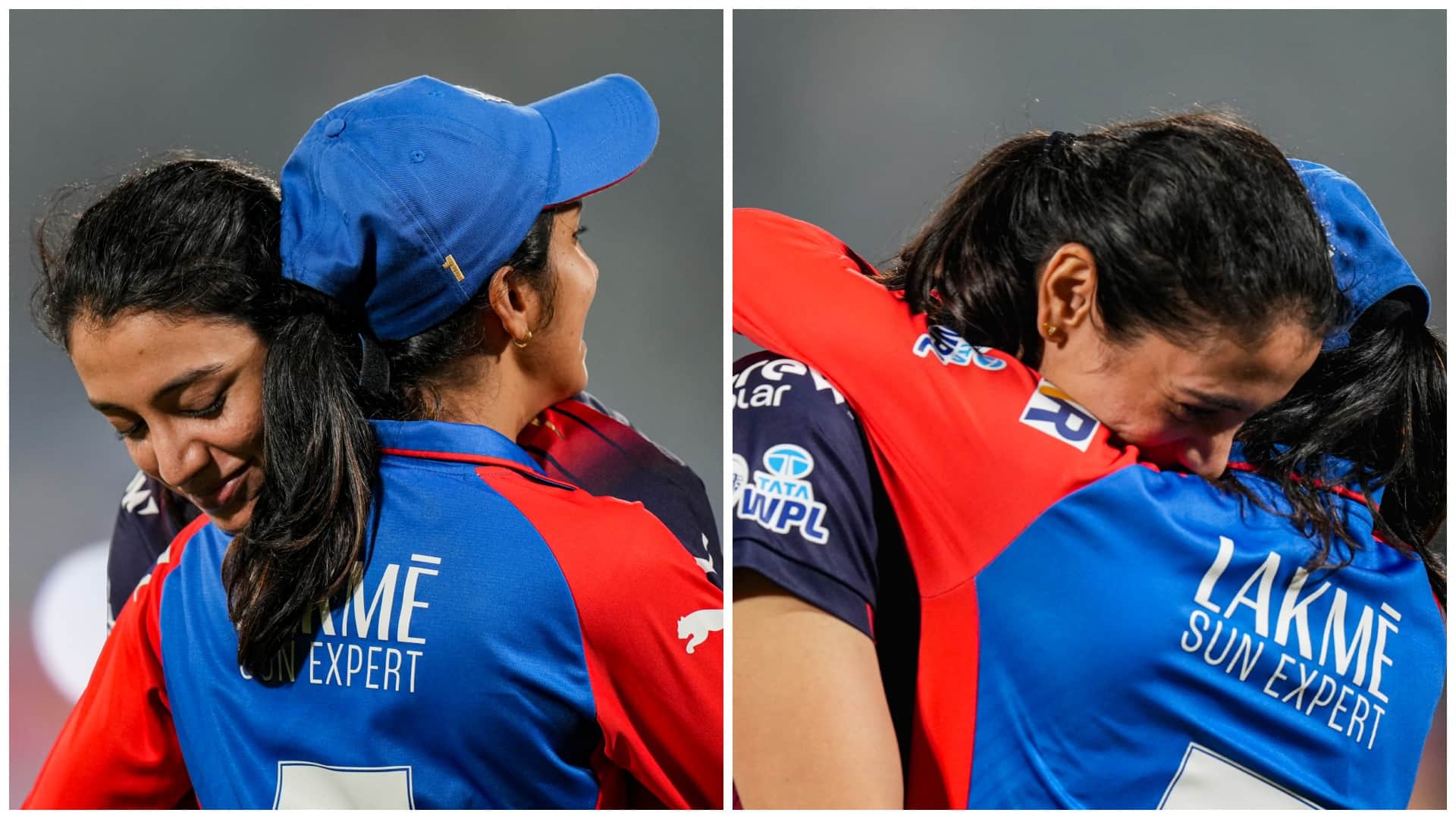 WPL 2026 Photos: Smriti Mandhana Consoles Tearful Jemimah Rodrigues After RCB Win, Heartwarming Moment