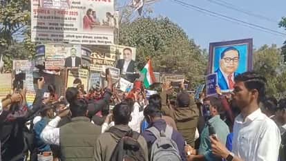 Competitive students demonstrated in support of the UGC Act