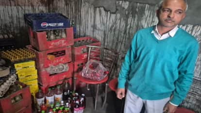 Liquor business operating from egg shop in ambala Country liquor was being sold in soft drink bottles
