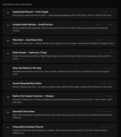 BuffetGPT No more confusion wedding buffets This amazing AI tool scan menu and tell you what eat