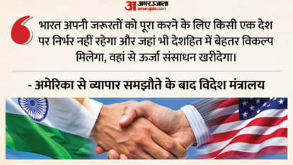 Shivraj Singh Chouhan India US Trade Deal Indian Farmers MEA on Energy Security India Energy Sourcing