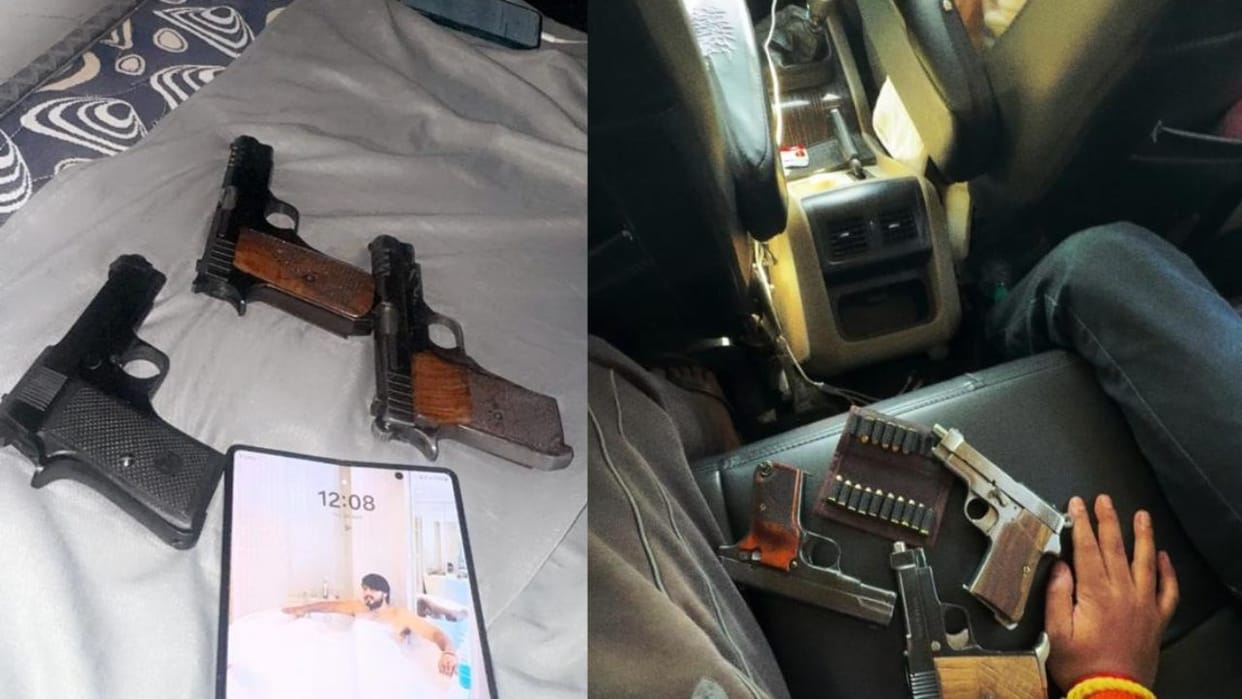BJP leader nephew detained in case of three pistols recovered from luxury car in Ghaziabad