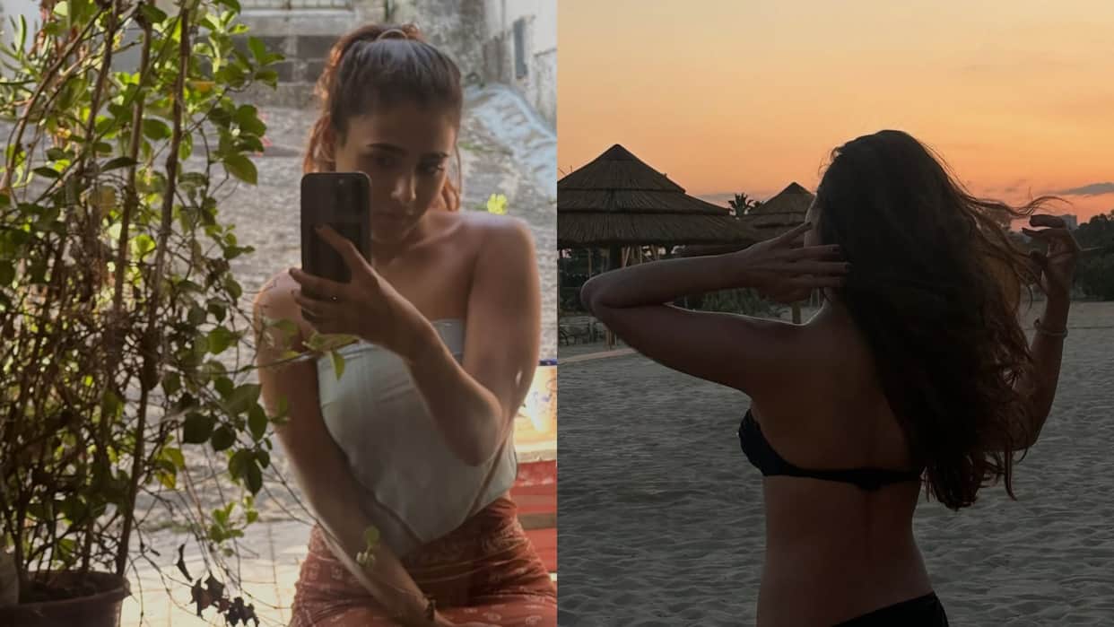 Shalini Pandey pose in bikini pics goes viral users comment