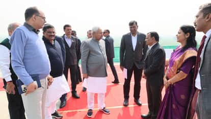 Bihar News : CM Nitish Kumar visit Kacchi Dargah Bidupur to inspect works patna bihar vaishali news