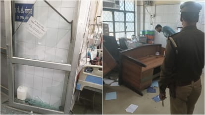 Family members created a ruckus at a government medical college after their son's death