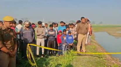 Etawah The body of the village heads nephew was found near a pond with a gunshot wound to the chest