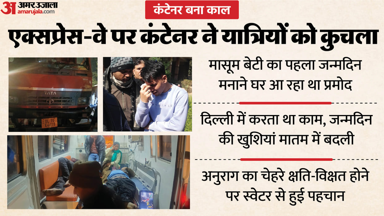 Mathura road accident Pramod called his brother Anshu and says I wont survive now After accident