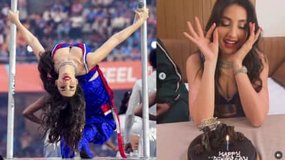Nora Fatehi celebrate birthday after performing in t20 world cup opening ceremony