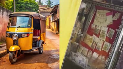 Auto driver opens bindi earrings shop in auto for double income video goes viral
