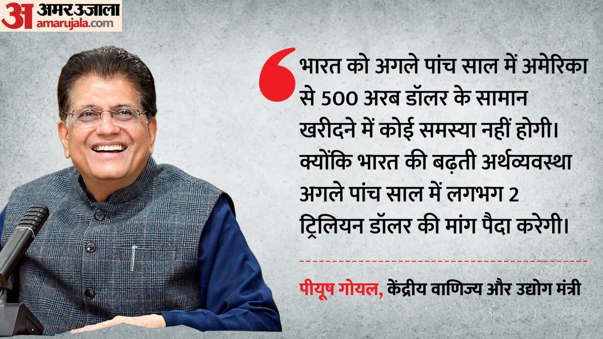 US-India Trade Deal Piyush Goyal Said This agreement will increase farmers income News In Hindi
