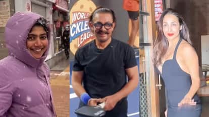 Aamir Khan Falls While Playing Pickleball To Malaika Arora Hot And Sai Pallavi Vacation Viral Video