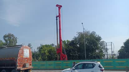 Construction work on second metro corridor in Agra is progressing rapidly, station being built at Sultanganj P