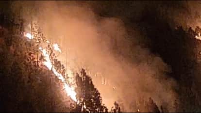 Forest fire breaks out near Shingla helipad