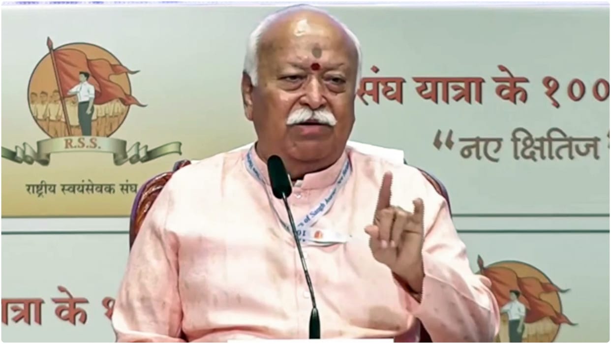 Indias Spiritual Heritage Has Guided the World Through Crises Saints Sages Ascetics Society Shield RSS Chief