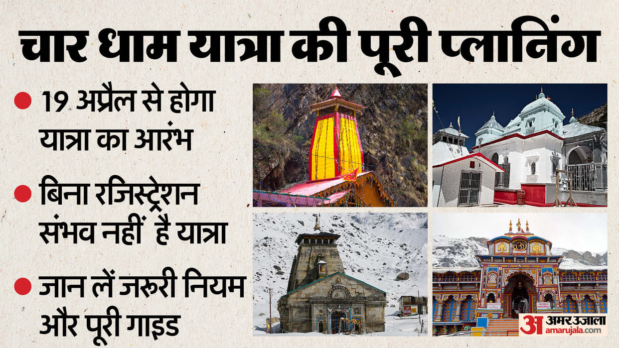 Char Dham Yatra 2026 full package details in hindi registration process and temple opening date