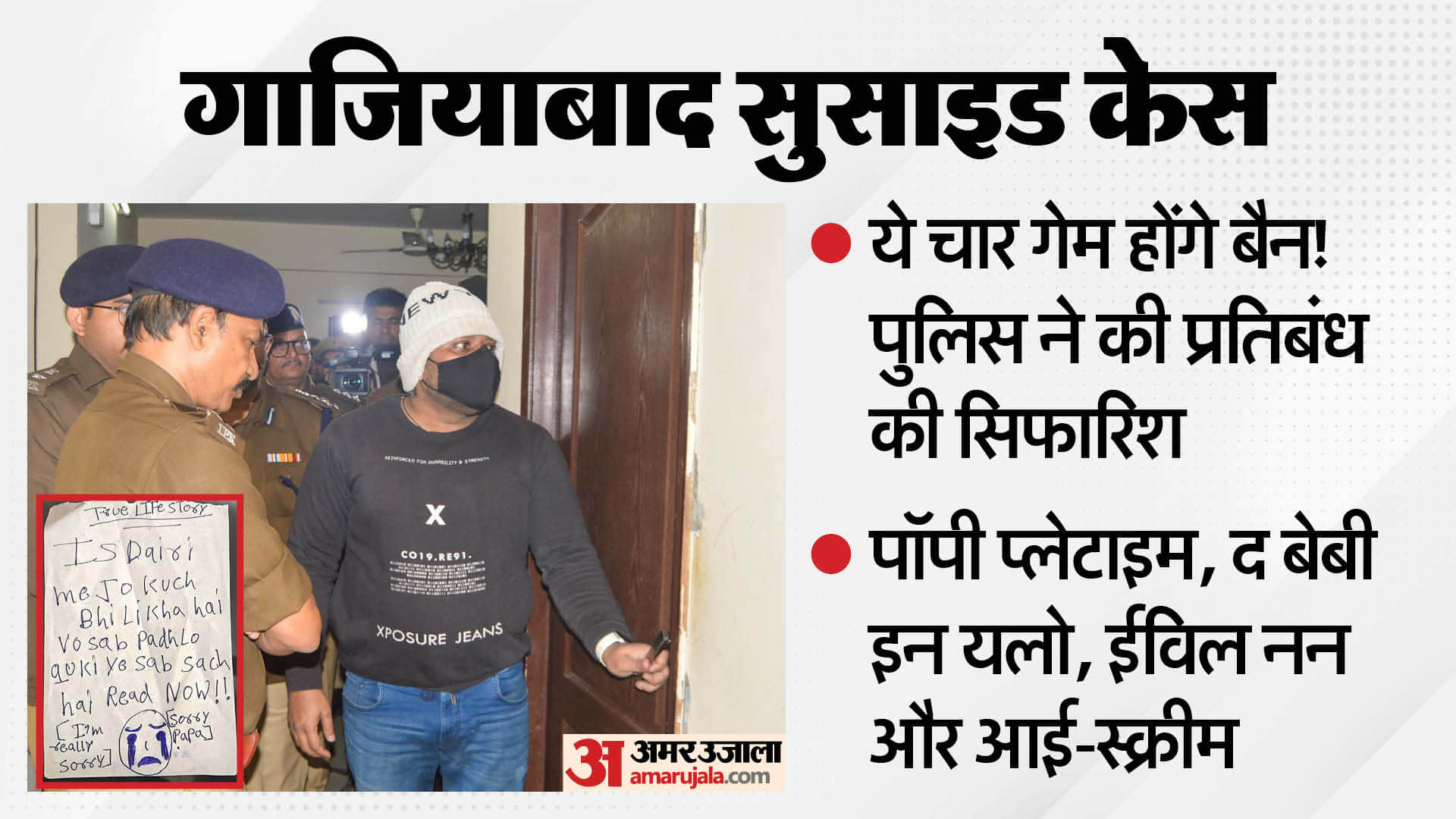 Ghaziabad Suicide Case police have sent names of four games to government recommending that they be banned