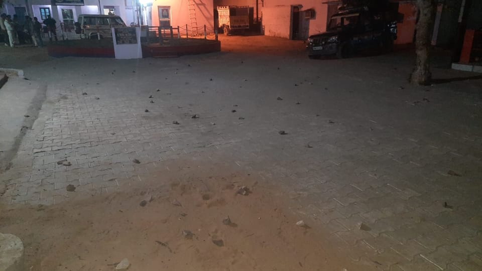 Child died in accident Protests in Mathura Traffic jam and crowd vandalized stones thrown at police station