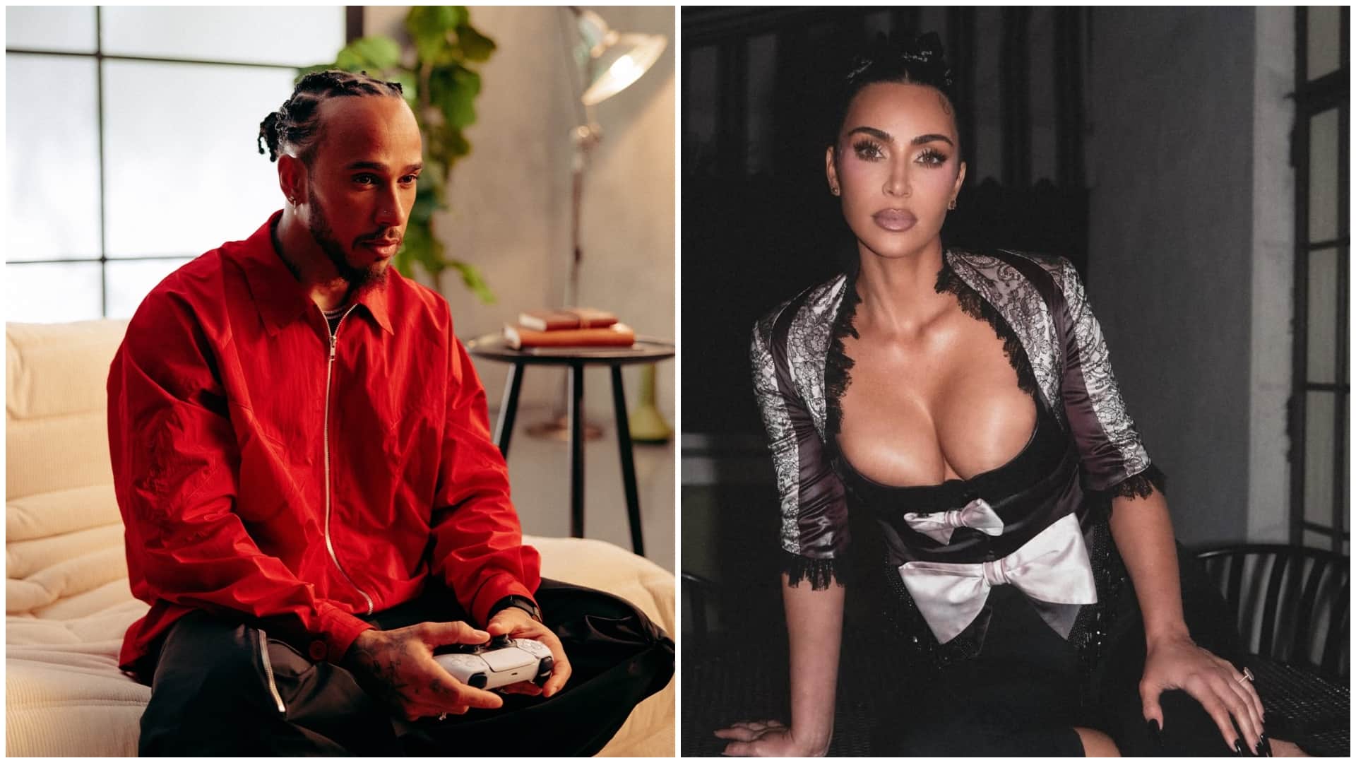 Video: Kim Kardashian and Lewis Hamilton Spark Romance Buzz With Super Bowl Appearance