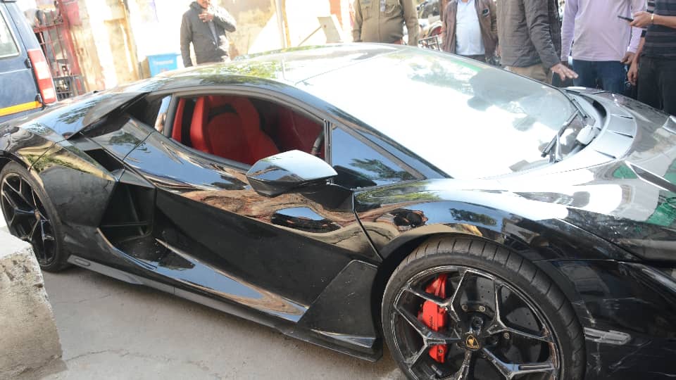 Tobacco dealer son Shivam Mishra arrested in Kanpur Lamborghini crash case