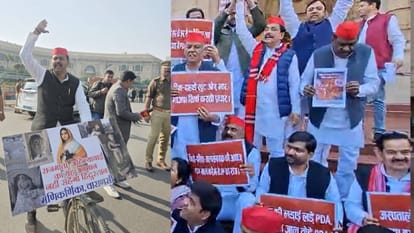 UP Assembly: Governor reads address, SP chants "Governor go back"; uproar over SIR