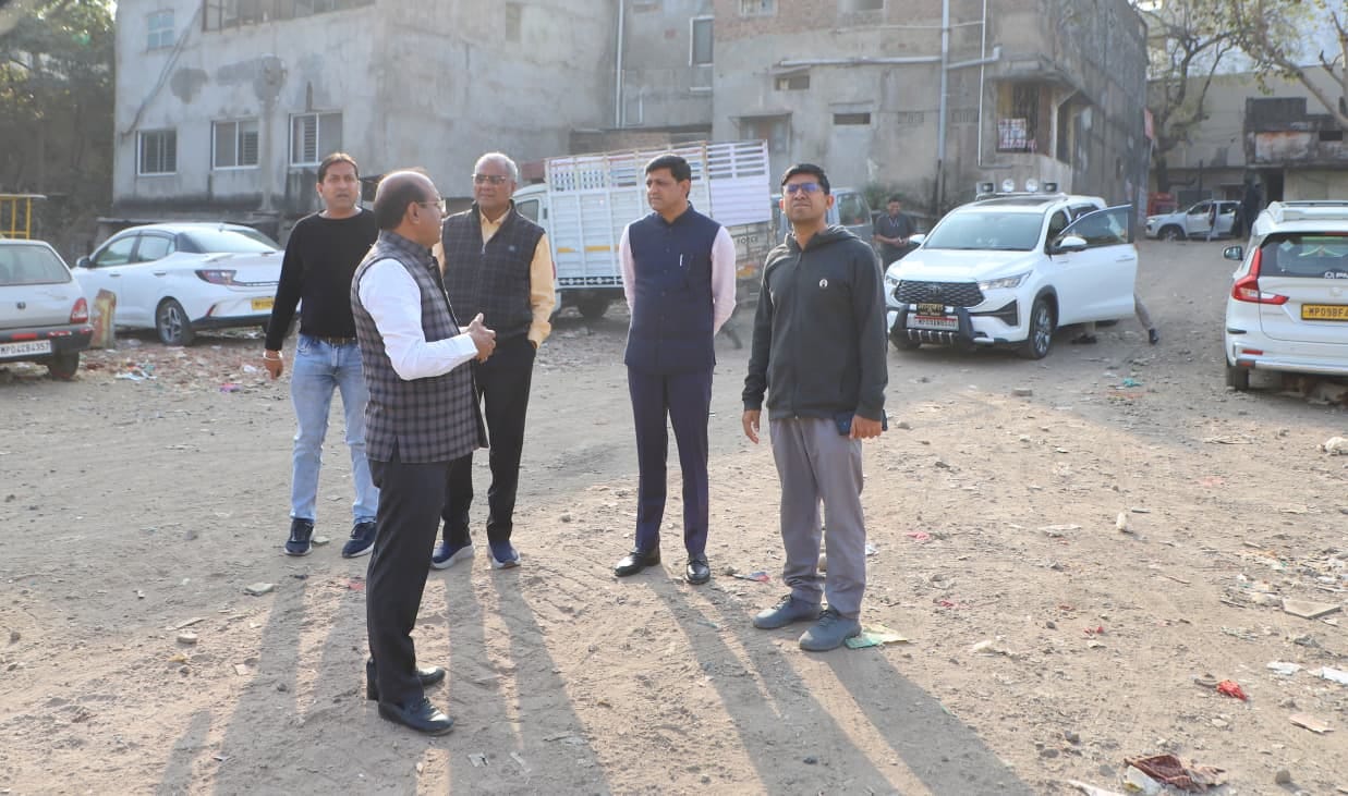 Indore: Tilak Nagar Road will reduce traffic load, construction continues on 18 meter width