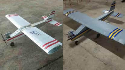 UAV Unmanned Aerial Vehicle manufactured in Kotdwar used to secure country borders made of wood Uttarakhand