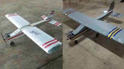UAV Unmanned Aerial Vehicle manufactured in Kotdwar used to secure country borders made of wood Uttarakhand