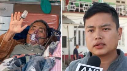 Manipur violence Injured BJP MLA Valte condition critical son say airlifted Delhi after  lung condition