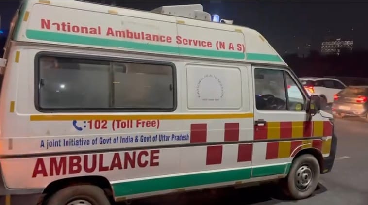 noida sector 58 highway accident two truck drivers dead three injured