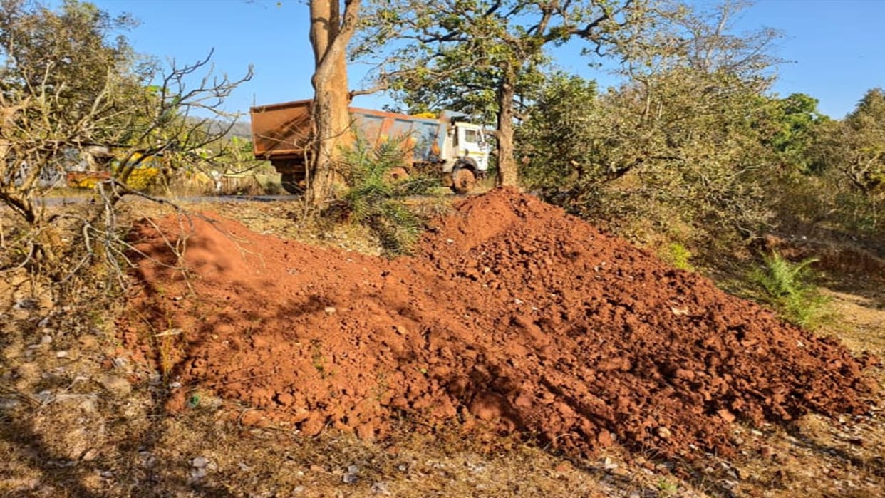 Industrial waste being dumped in open without permission blatant disregard of environmental rules in Dantewada