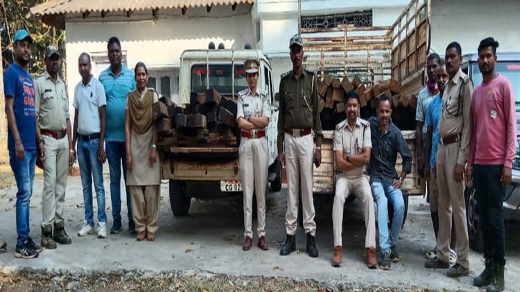 दंतेवाड़ा: गीदम में अवैध काष्ठ चिरान पर वन विभाग की बड़ी कार्रवाई, 1.600 घन मीटर लकड़ी जब्त