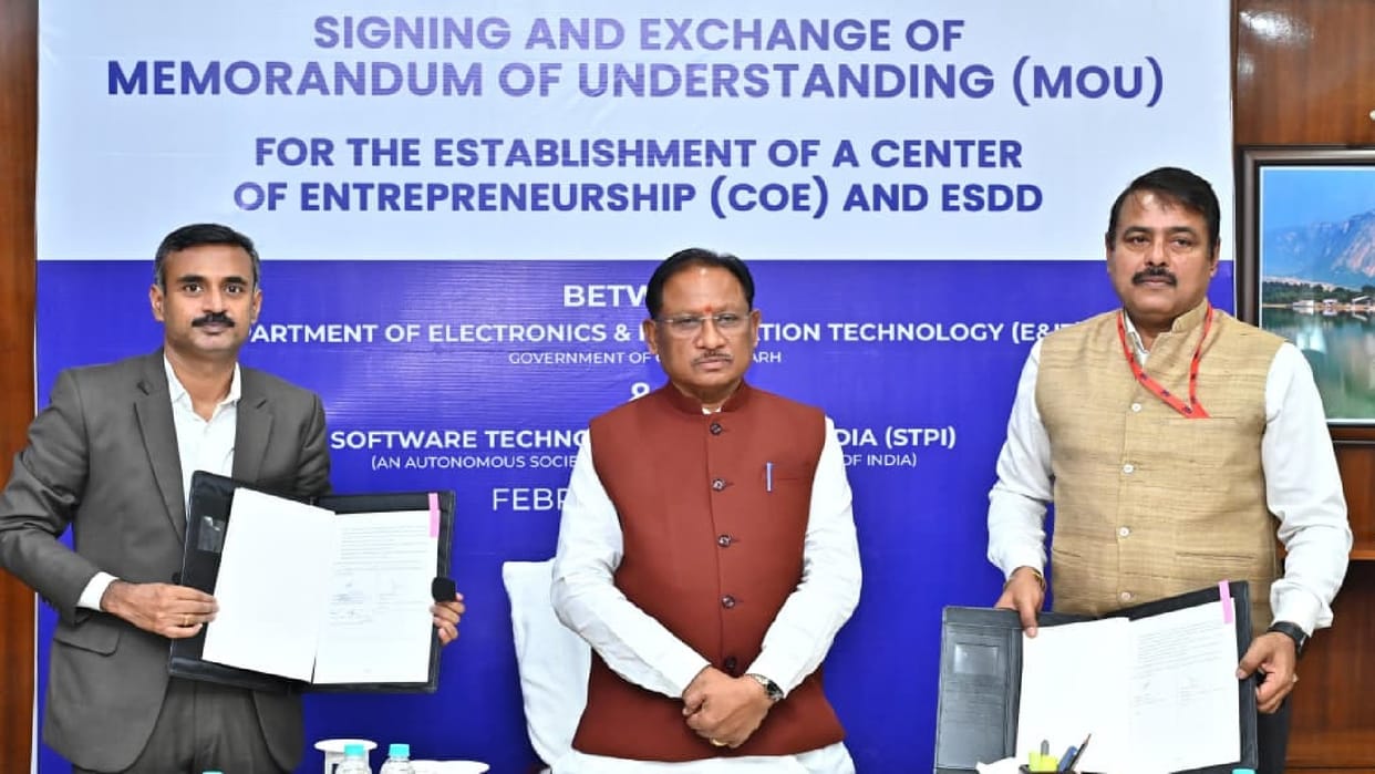 Centre of Entrepreneurship and Electronics System Design and Development Centre to be established in CG