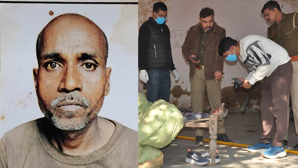 Kanpur Crematorium attendant brutally murdered stabbed with knife  head crushed with brick accused in custody