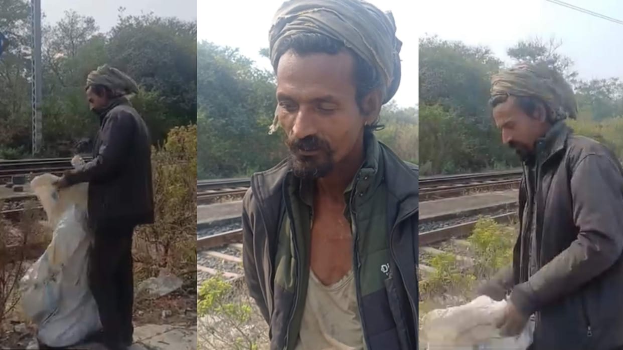 Garbage collector sang film veer zaar song do pal ka people reminded sonu nigam video goes viral