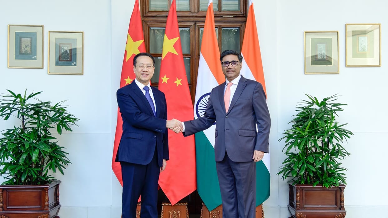 MEA: Vikram Misri and Chinese Deputy Foreign Ministers meet in Delhi, discuss trade and border stability